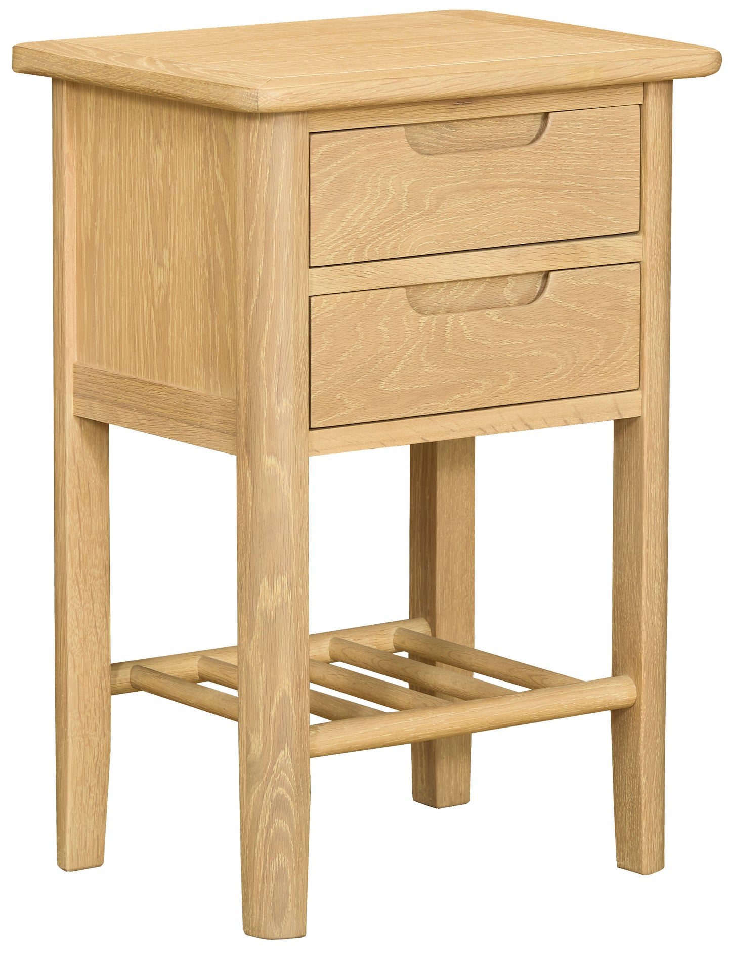 Munslow 2 Drawer Bedside Table