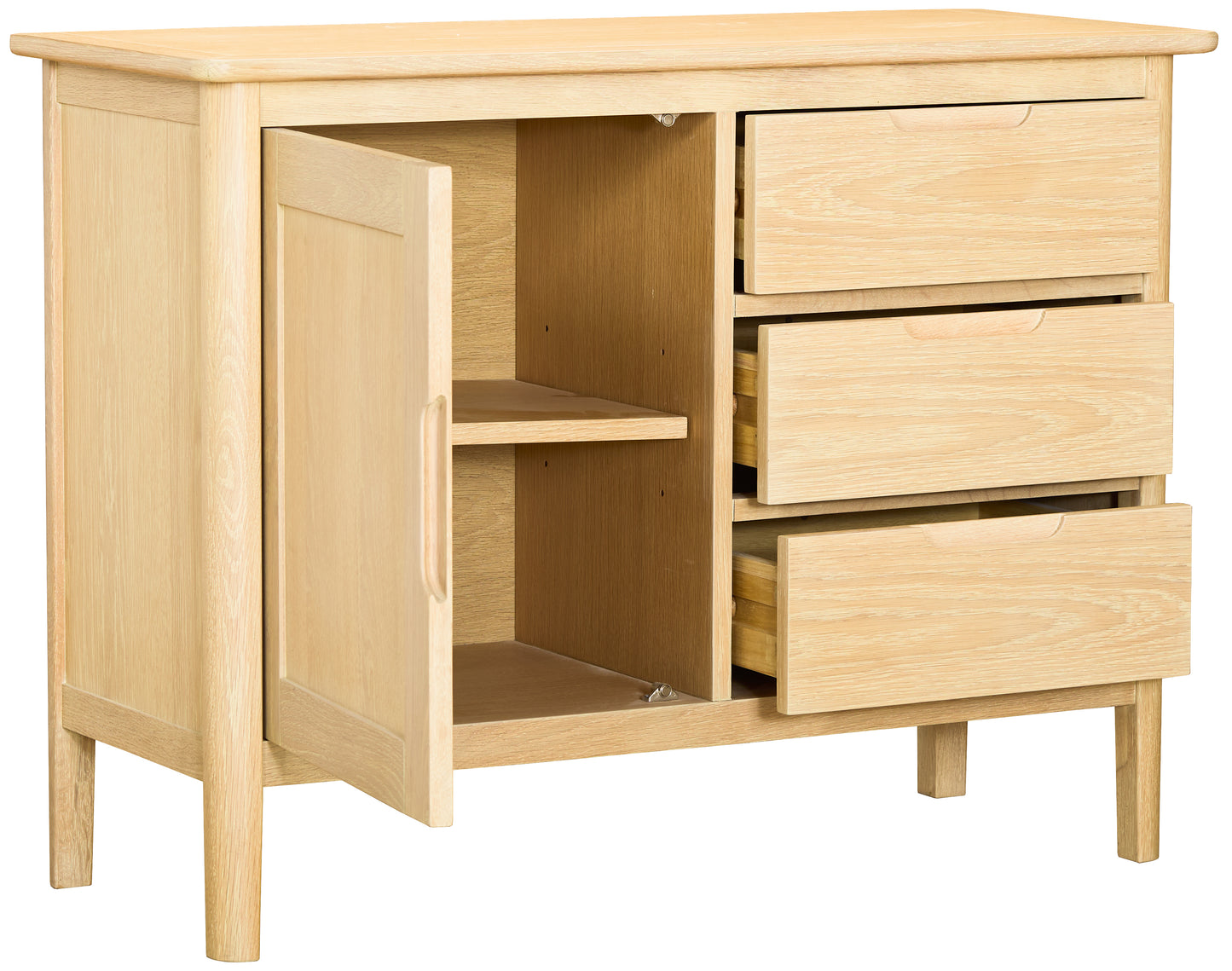 Munslow 1 Door 3 Drawer Sideboard