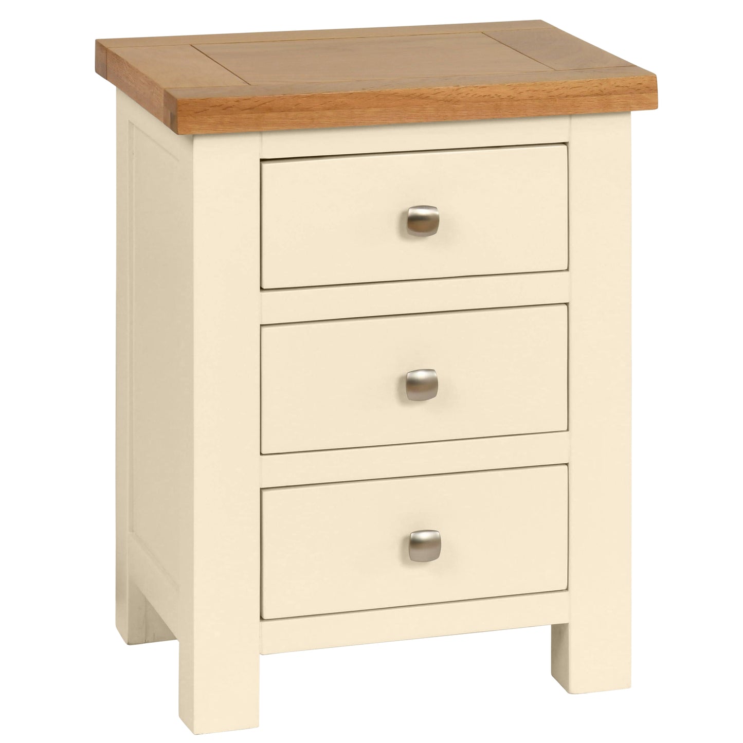 Drayton Painted 3 DRAWER BEDSIDE