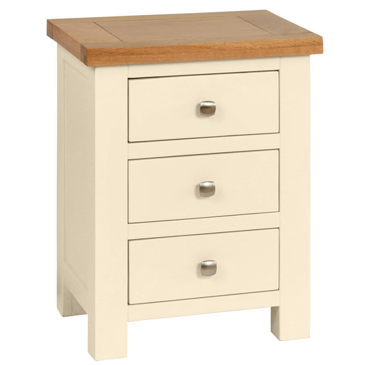 Drayton Painted 3 DRAWER BEDSIDE