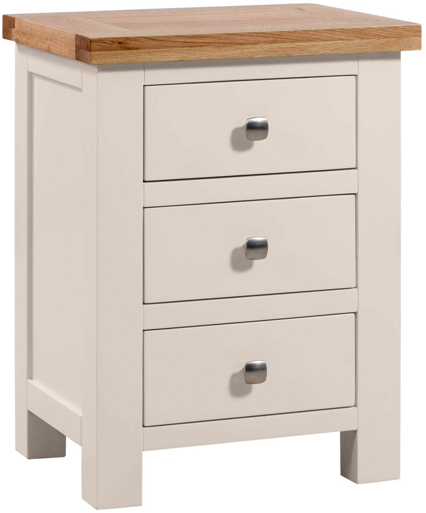 Drayton Painted 3 DRAWER BEDSIDE