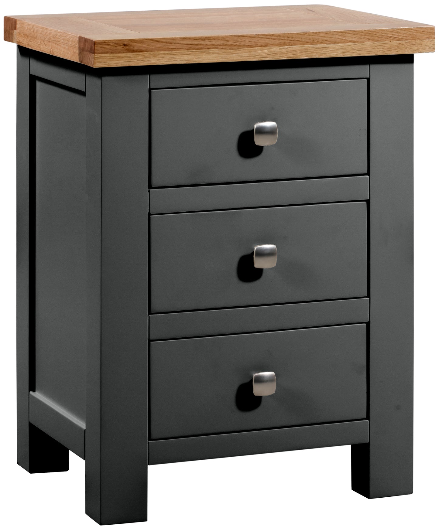 Drayton Painted 3 DRAWER BEDSIDE