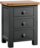 Dayton 3 Drawer Bedside