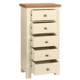 Drayton Painted 5 Drawer Wellington