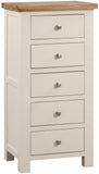 Drayton Painted 5 Drawer Wellington