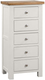 Drayton Painted 5 Drawer Wellington