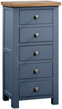 Drayton Painted 5 Drawer Wellington