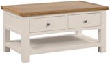 Drayton Painted Coffee Table with 2 drawers