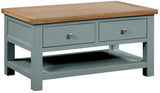 Drayton Painted Coffee Table with 2 drawers