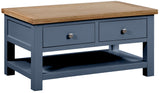 Drayton Painted Coffee Table with 2 drawers