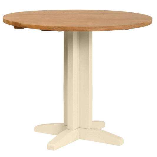 Drayton Painted Round Drop Leaf Table