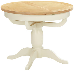 Drayton Painted Round Pedestal Extending table