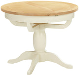 Drayton Painted Round Pedestal Extending table