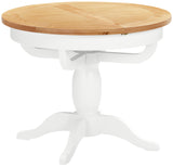 Drayton Painted Round Pedestal Extending table