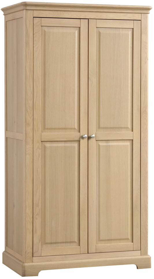 Stretton Oak All Hanging Double Wardrobe