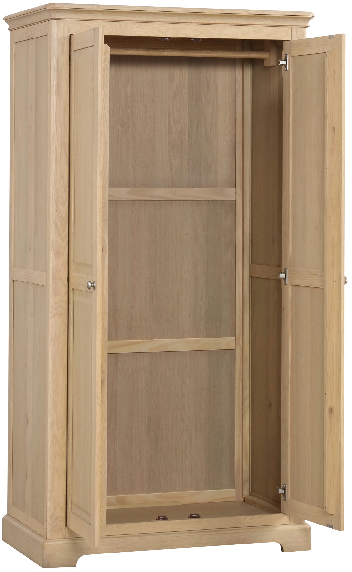 Stretton Oak All Hanging Double Wardrobe