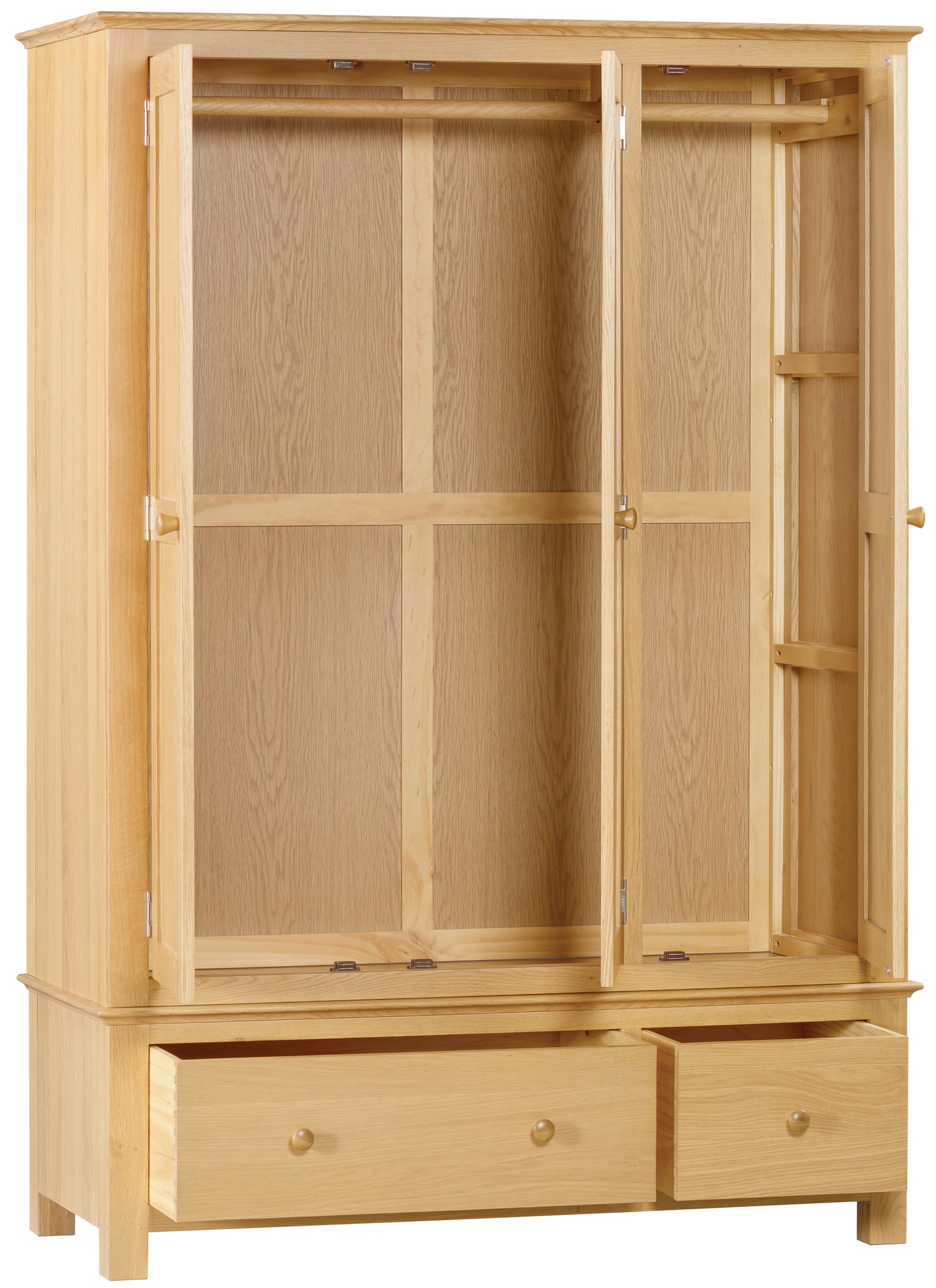 Wenlock Triple Wardrobe with 2 Drawers