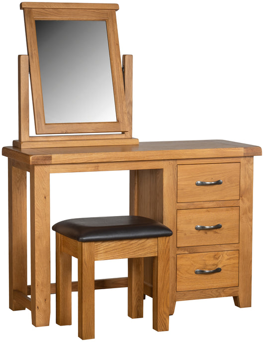 Newport SINGLE PEDESTAL DRESSING TABLE