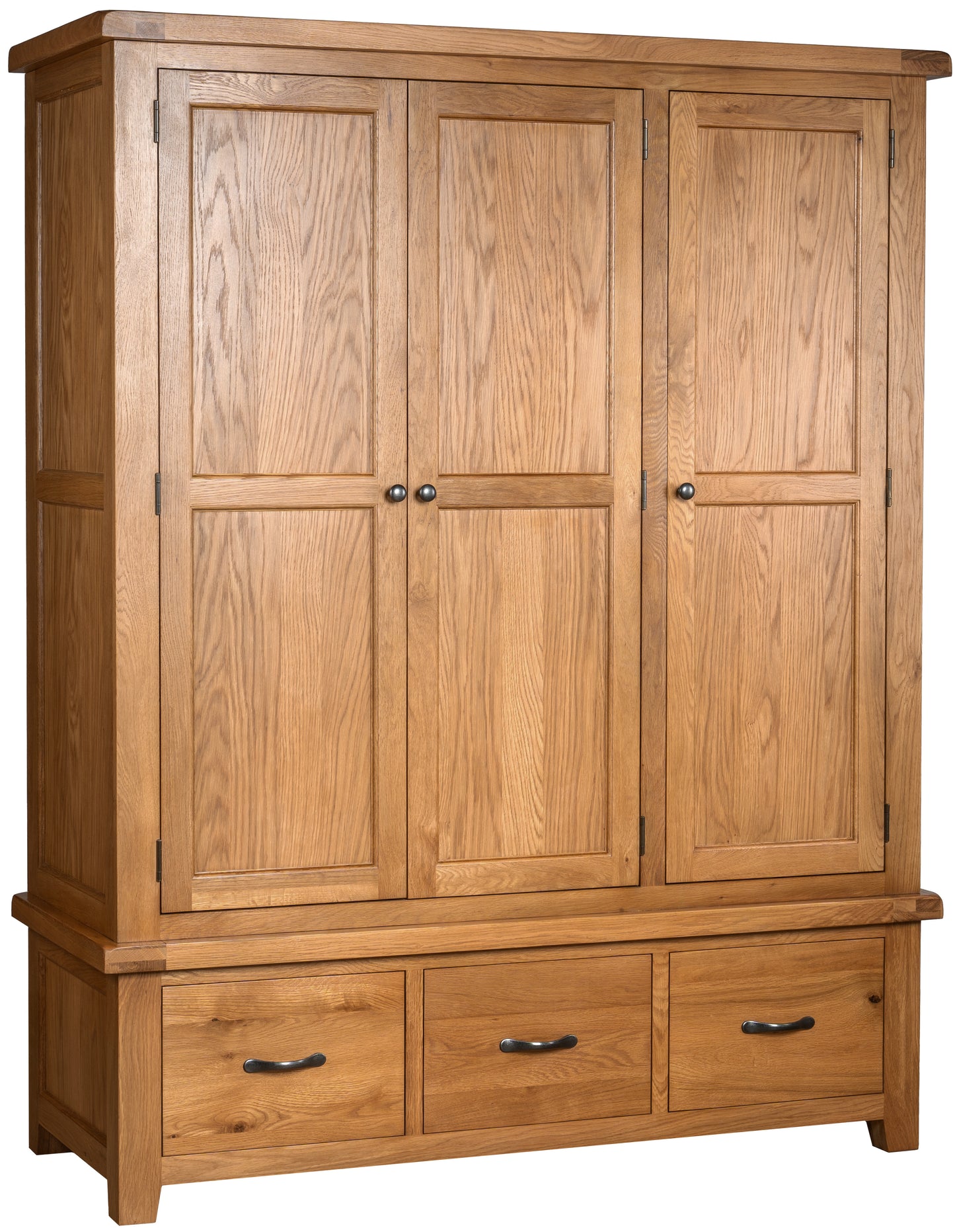 Newport TRIPLE WARDROBE WITH 3 DRAWERS