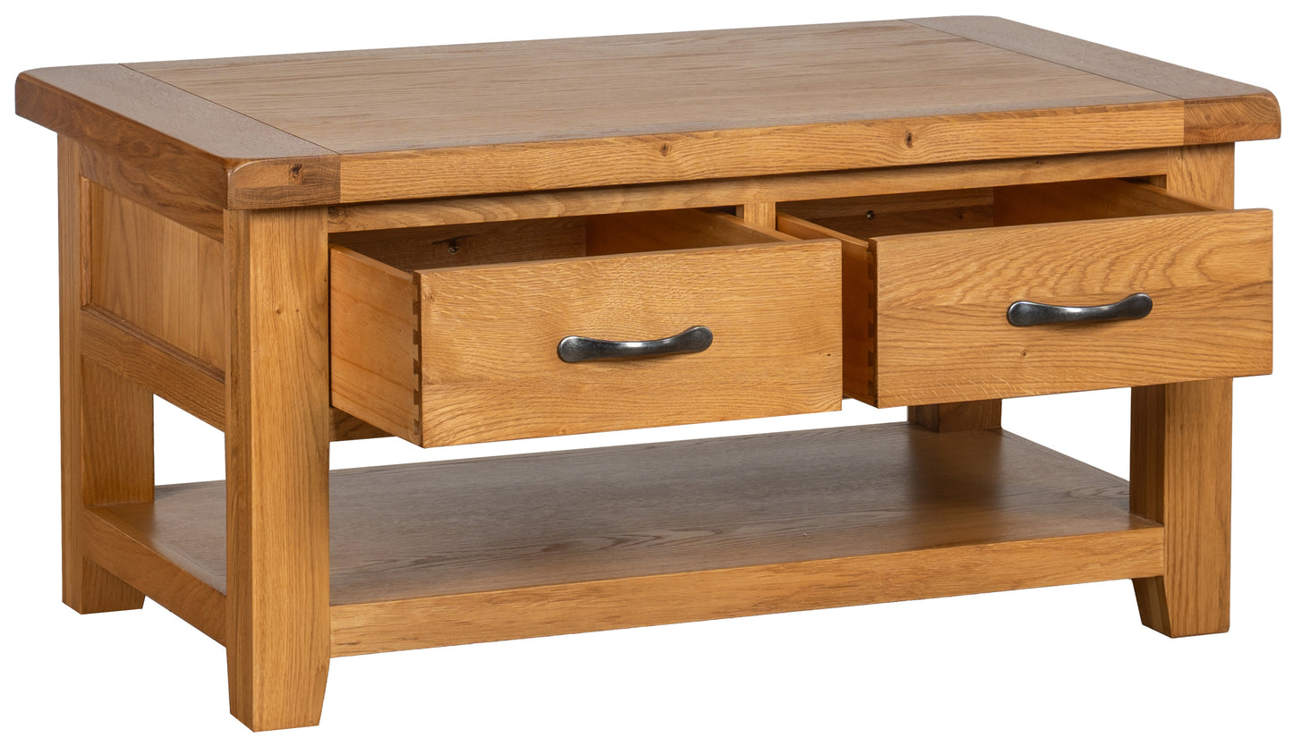 Newport COFFEE TABLE WITH 2 DRAWERS