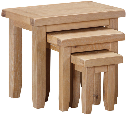 Ashford Oak Nest Of Tables