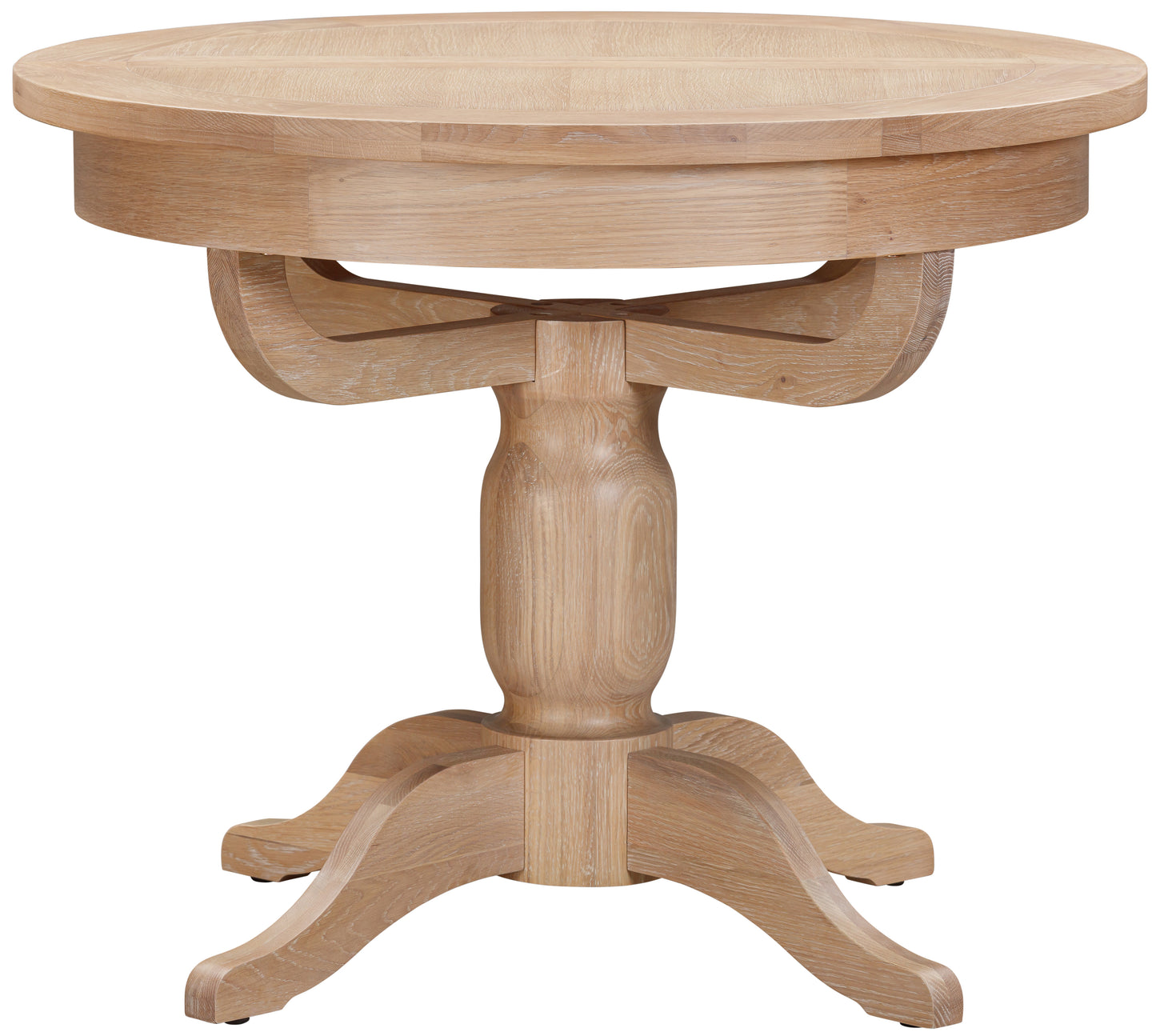 Ashford Oak Extending Round Pedestal Table