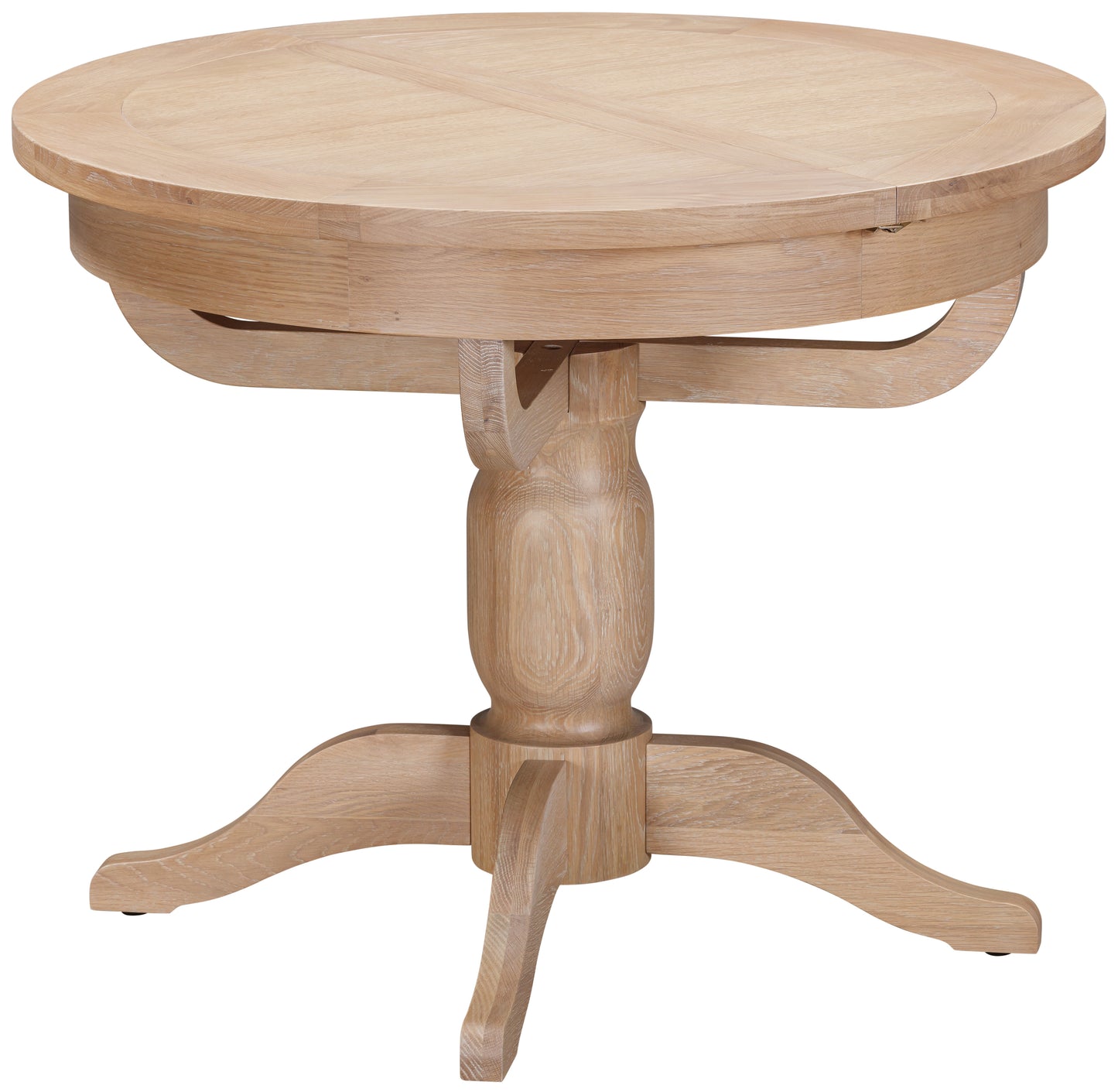 Ashford Oak Extending Round Pedestal Table