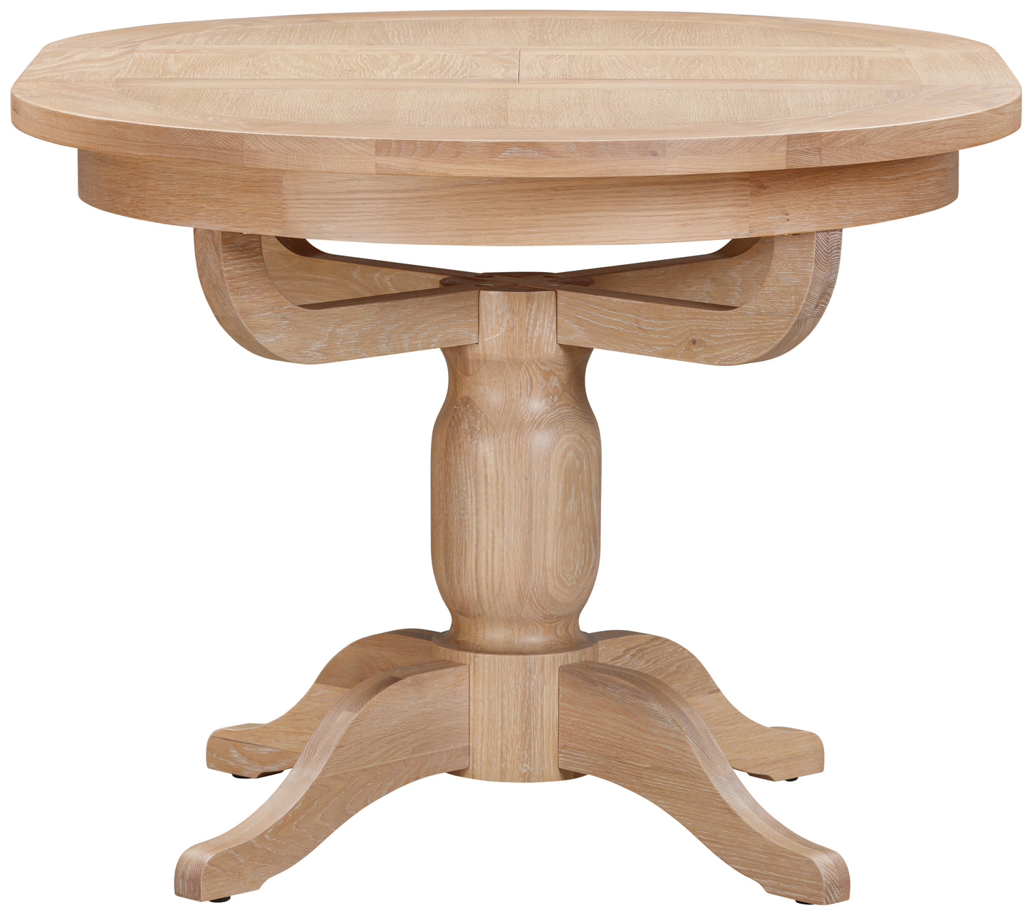 Ashford Oak Extending Round Pedestal Table