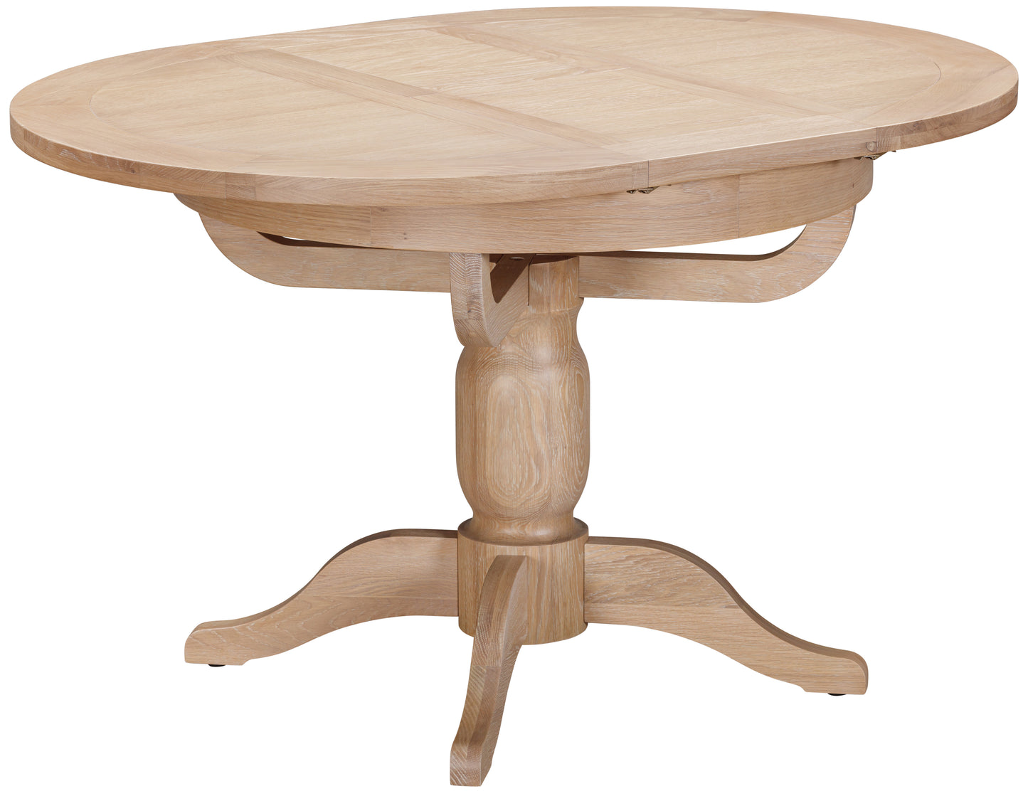 Ashford Oak Extending Round Pedestal Table