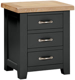 Ashford 3 Drawer Bedside