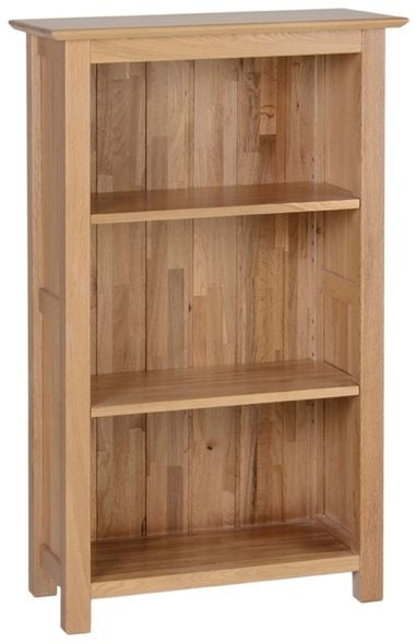 Contemporary Oak 3' NARROW BOOKCASE