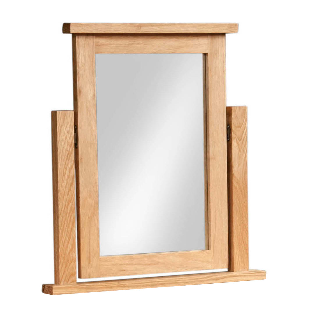 Chunky Oak DRESSING TABLE MIRROR