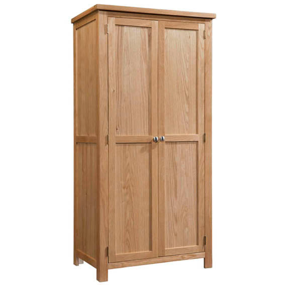 Chunky Oak LADIES DOUBLE WARDROBE