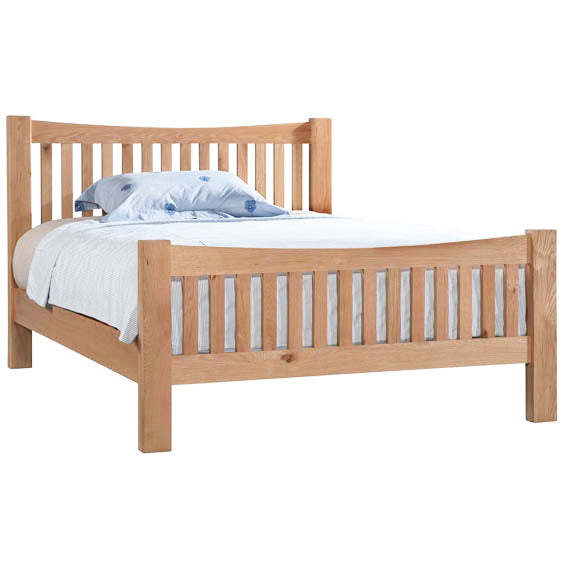 Chunky Oak 4'6" H.E BED