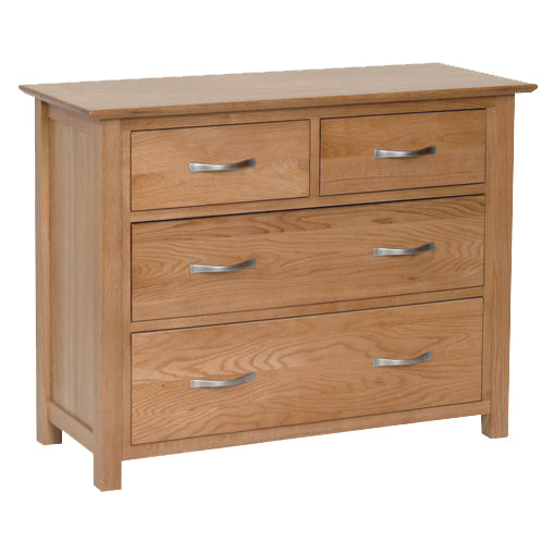 Contemporary Oak 2 + 2 CHEST