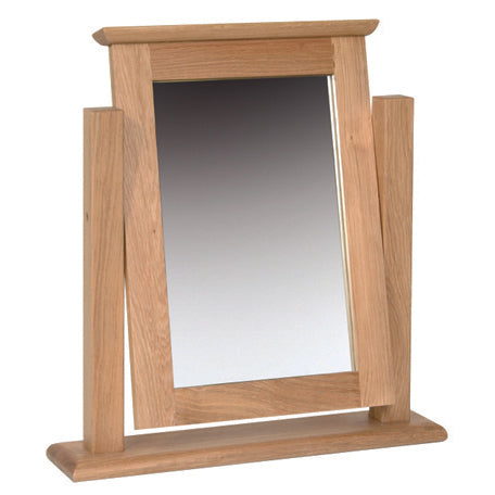 Contemporary Oak SINGLE DRESSING TABLE MIRROR