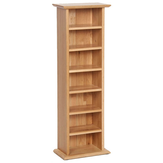 Contemporary Oak CD/DVD RACK